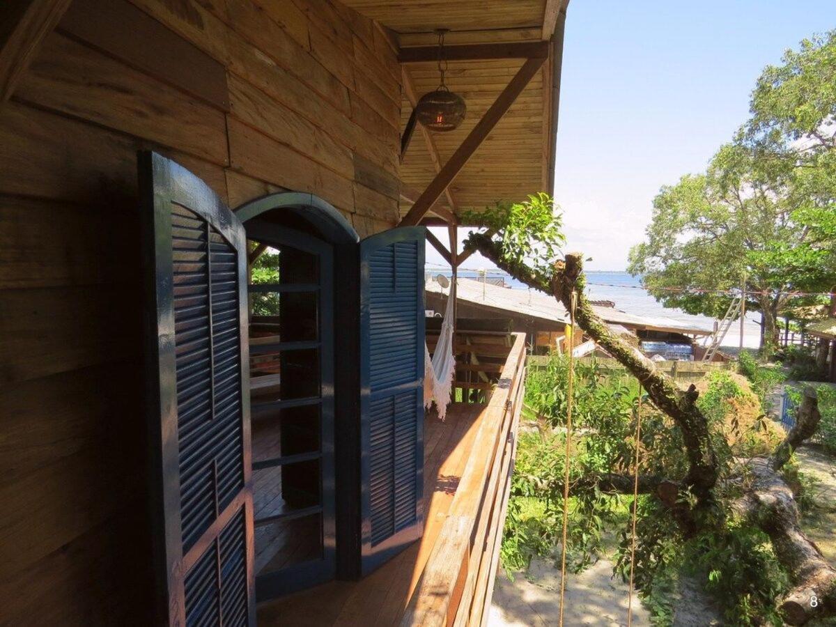 Casa Estilosa E Rustica Com Vista Para O Por Do Sol Da Ilha Do Mel! Eksteriør billede