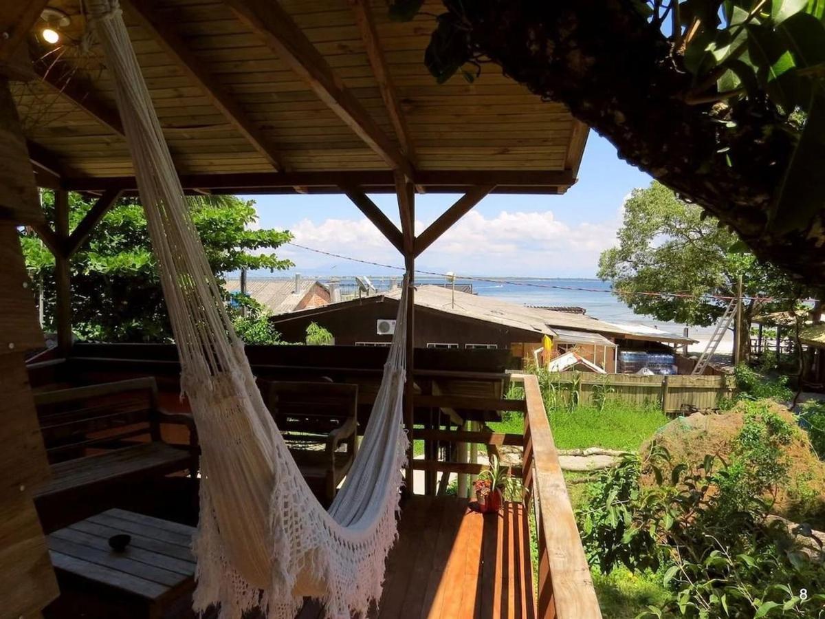 Casa Estilosa E Rustica Com Vista Para O Por Do Sol Da Ilha Do Mel! Eksteriør billede